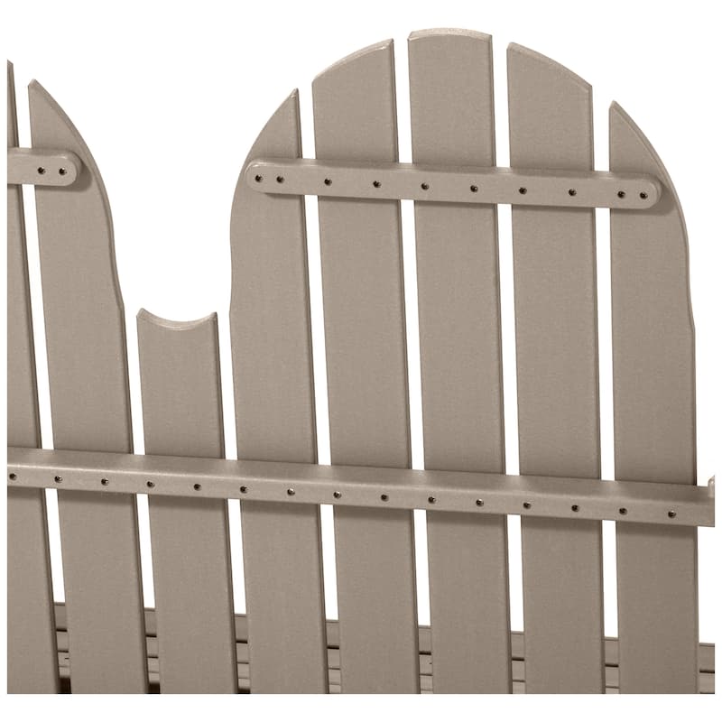 Hanniford Poly Adirondack 50 Inch Porch Swing