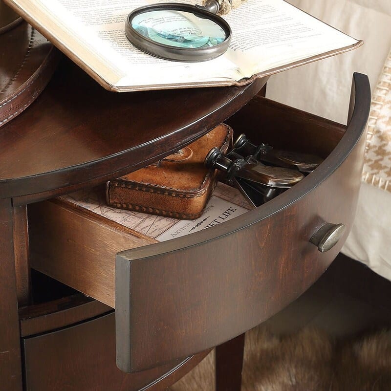 Aldine 2-drawer Oval Accent Table by iNSPIRE Q Bold