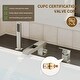 preview thumbnail 14 of 23, Bathtub Filler Faucet with Sprayer, Double-Handle Deck-Mount Roman Tub Faucet with Handshower, Pressure Balanced Valve Included