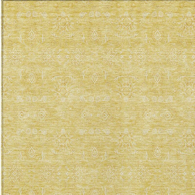 HomeRoots Floral Transitional Rectangle Outdoor Rug