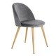 preview thumbnail 12 of 176, Homy Casa Mid-Century Modern Fabric Dining Chairs (Set of 2)