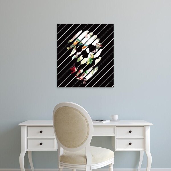 Easy Art Prints Ali Gulec's 'Skull Slant' Premium Canvas Art