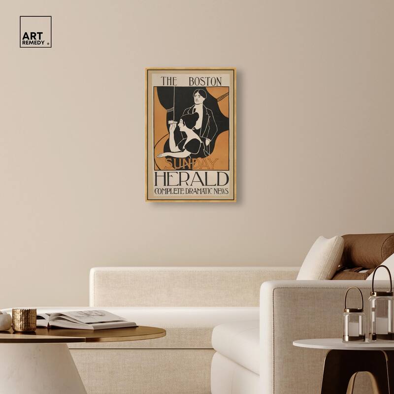 Sunday Herald 1893 Canvas by Art Remedy