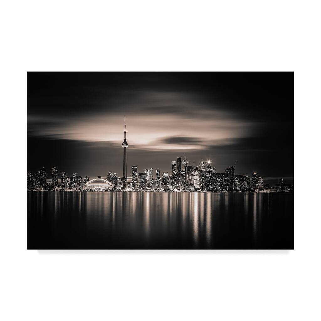 Yoann 'Toronto Cityscape' Canvas Art
