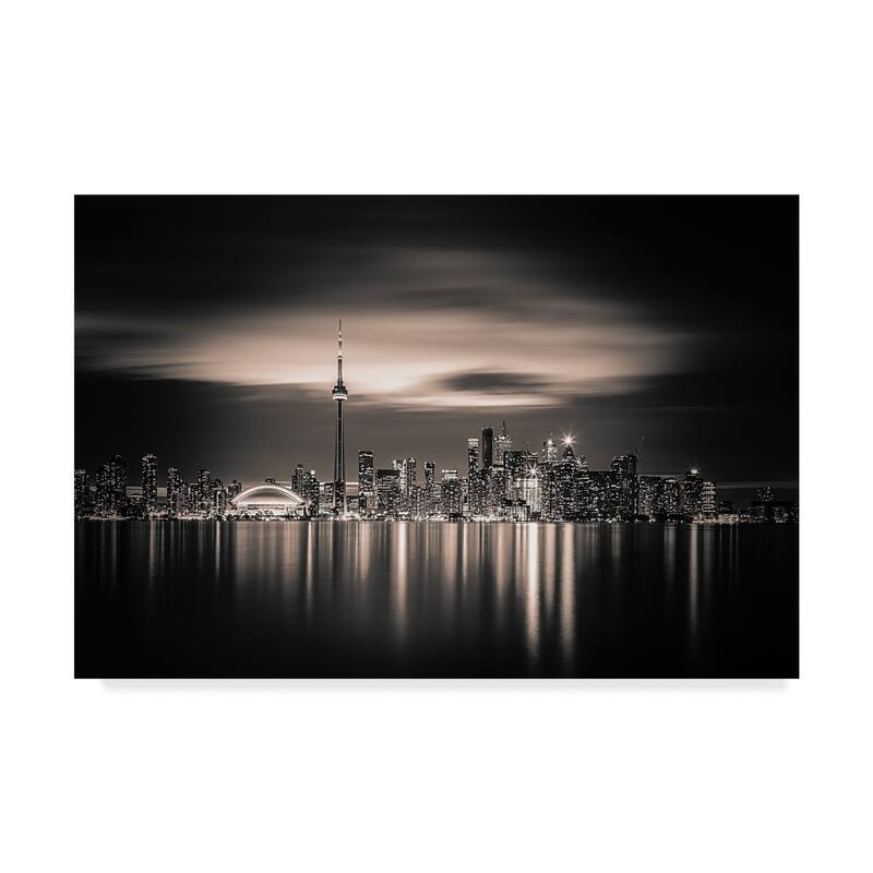 Yoann 'Toronto Cityscape' Canvas Art