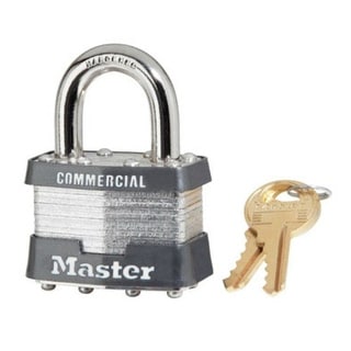 Master Lock 1KA 2043 Laminated Steel Padlock, 1-3/4