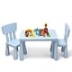 preview thumbnail 1 of 38, Gymax Kids Table & 2 Chairs Set Toddler Activity Play Dining Study - See Details Blue