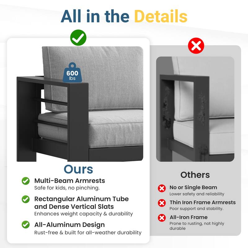 Royalcraft Aluminum Outdoor Loveseat