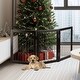 preview thumbnail 8 of 13, PETMAKER 3-Panel Foldable Pet Gate, Black - N/A