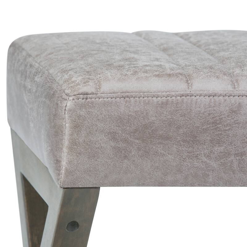 WYNDENHALL David 48 inch Wide Contemporary Rectangle Ottoman Bench