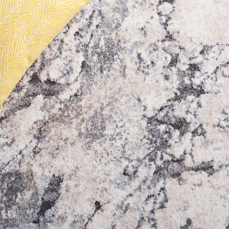 SAFAVIEH Opal Anja Modern Contemporary Abstract Rug - 6'7" Round