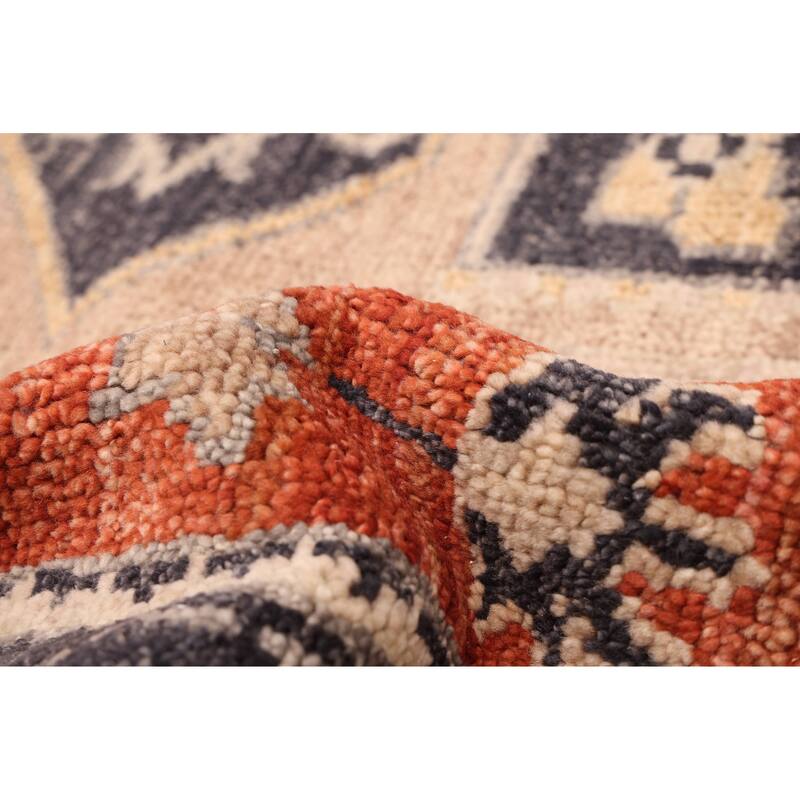 ECARPETGALLERY Hand-knotted Jules Serapi Dark Copper Wool Rug - 8'0 x 9'10