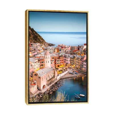 iCanvas "Vernazza, Cinque Terre, Italy II" by Matteo Colombo Framed Canvas Print