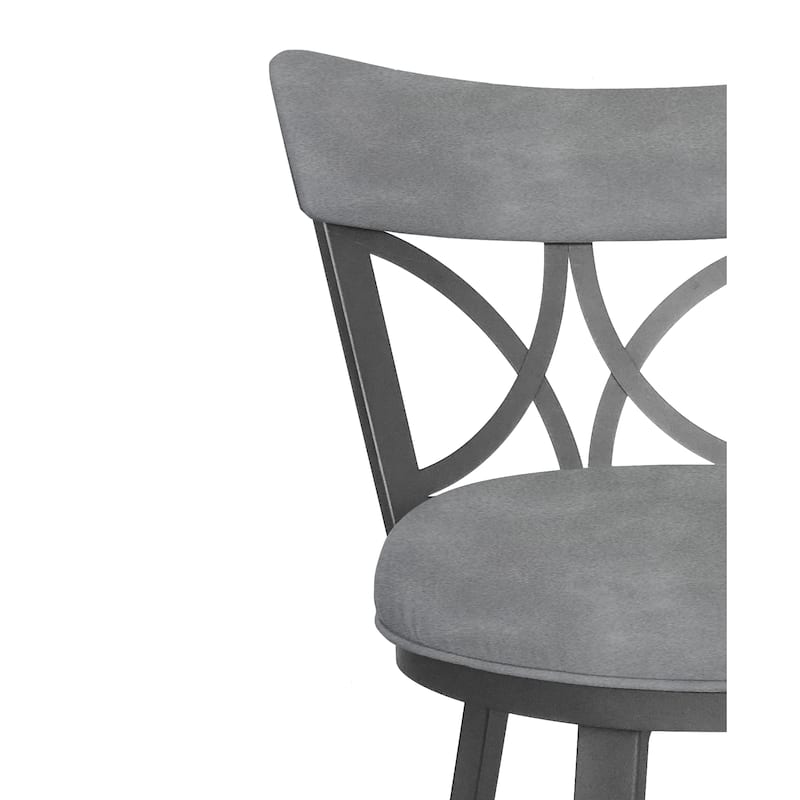 Tempo Furniture Bradley Swivel 26" Counterstool/30" Barstool by Furnish Theory