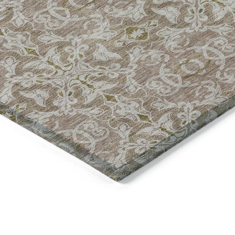 Machine Washable Indoor/ Outdoor Chantille Traditional Medallions Rug