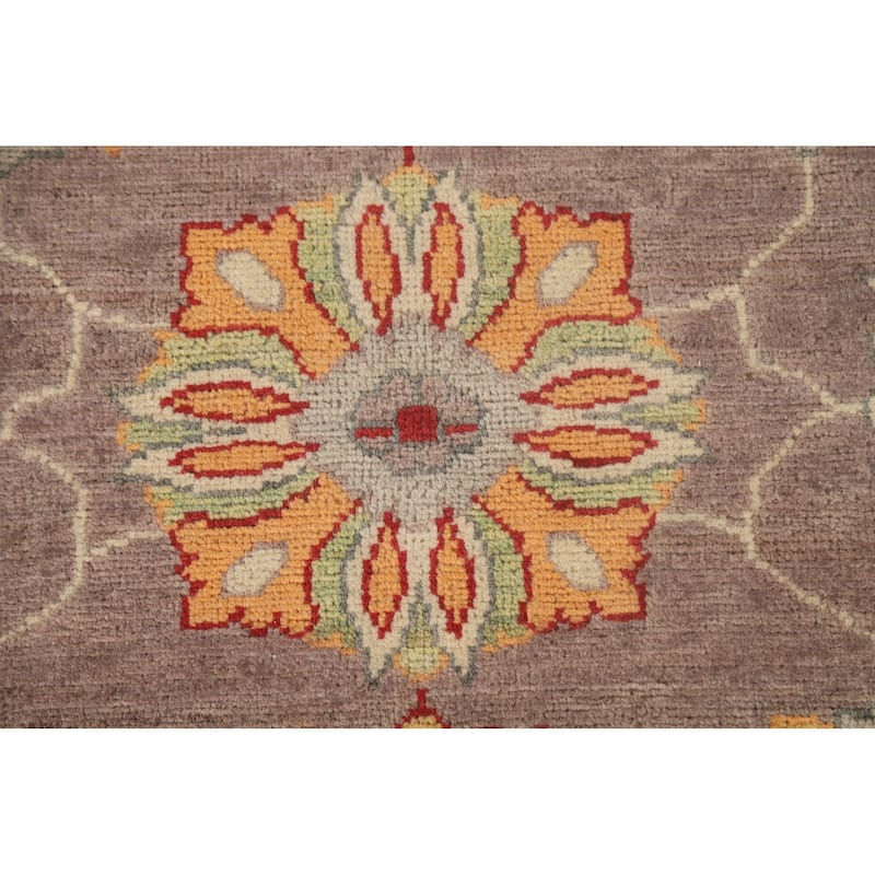 Kazak Area Rug Hand-Knotted Bedroom Wool Carpet - 6'8" x 9'10"