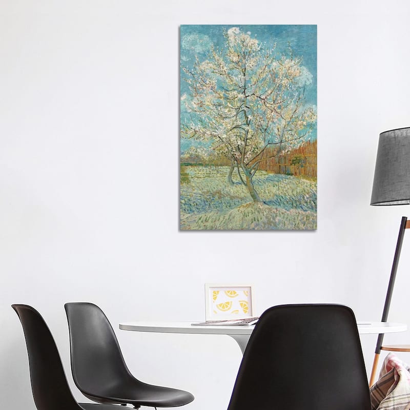 iCanvas "The Pink Peach Tree, 1888" by Vincent van Gogh Canvas Print - 40x26x1.5