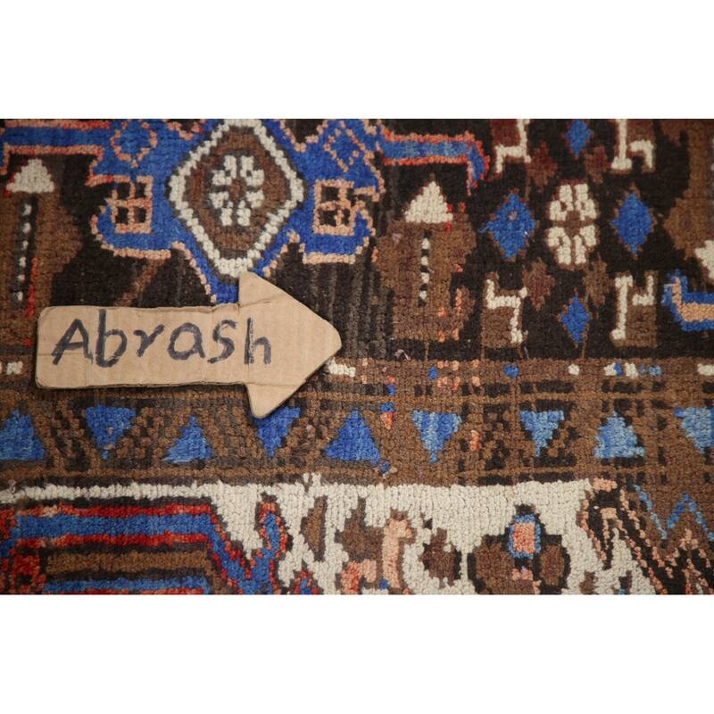 Hand Knotted Oriental 100% Wool Carpet Traditional Medallion Red Heriz Area Rug - 10' 1'' X 7' 5''