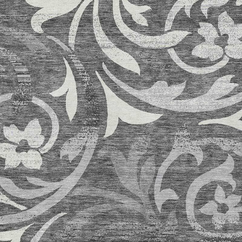 HomeRoots Floral Transitional Rectangle Outdoor Rug
