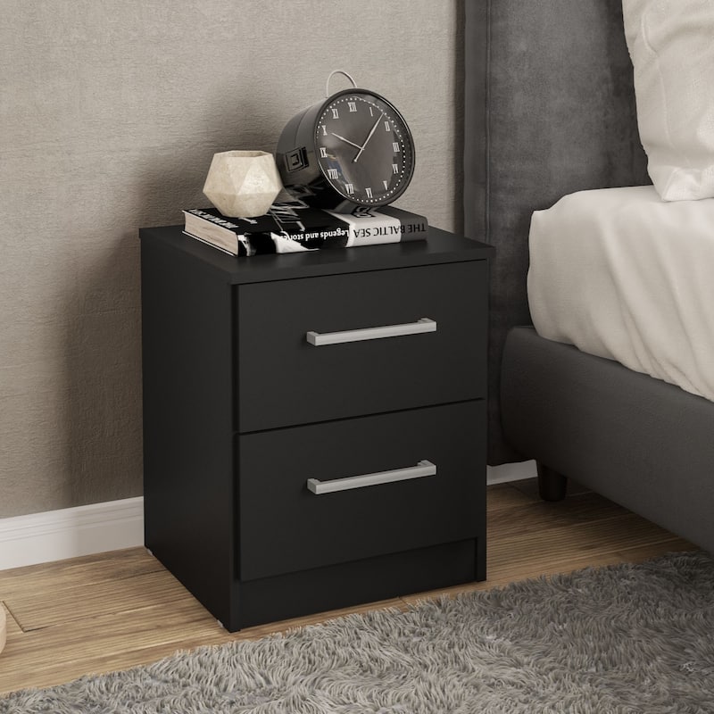 Polifurniture Juliette Modern 2 Drawer Nightstand