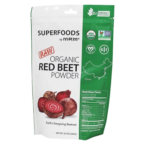 MRM - Raw Organic Red Beet Powder - 8.5 oz. - Overstock - 32738620