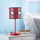 preview thumbnail 5 of 3, Marvel Spiderman Kids Table Lamp - Red