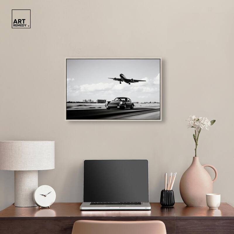 Sports Car Takeoff Canvas by Art Remedy