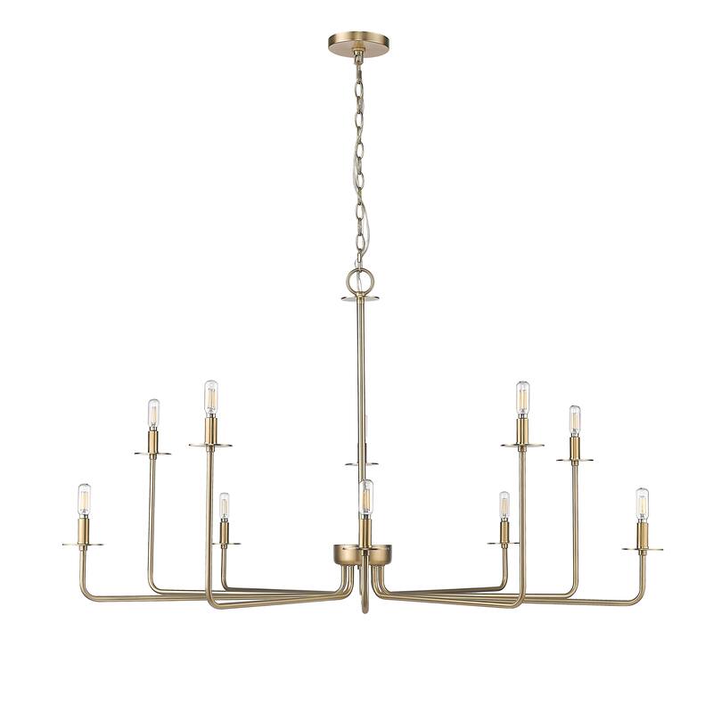 Millennium Lighting Emery 5/12 Chandelier Ceiling Light - Matte Black - 12 Lights