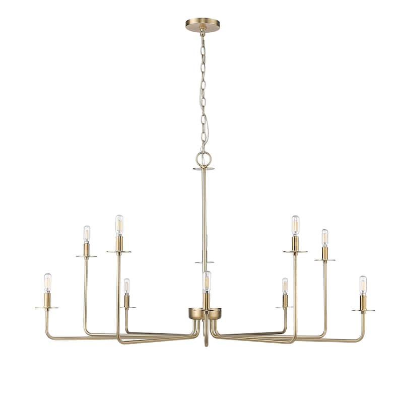 Millennium Lighting Marceline 8/10 Chandelier Ceiling Light - 10 - Modern Gold