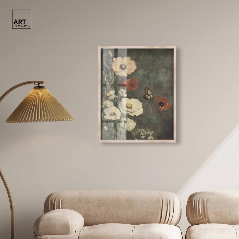 Vintage Botanicals I Shadowbox by Art Remedy
