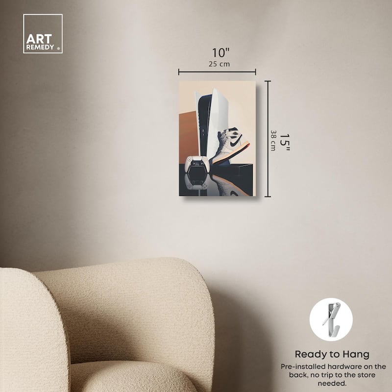Stylish Gamer Canvas by Art Remedy, Gallery Wrapped