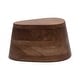 preview thumbnail 1 of 4, Acacia Wood 2-Tier Salt and Pepper Dish Pinch Pot with Lid