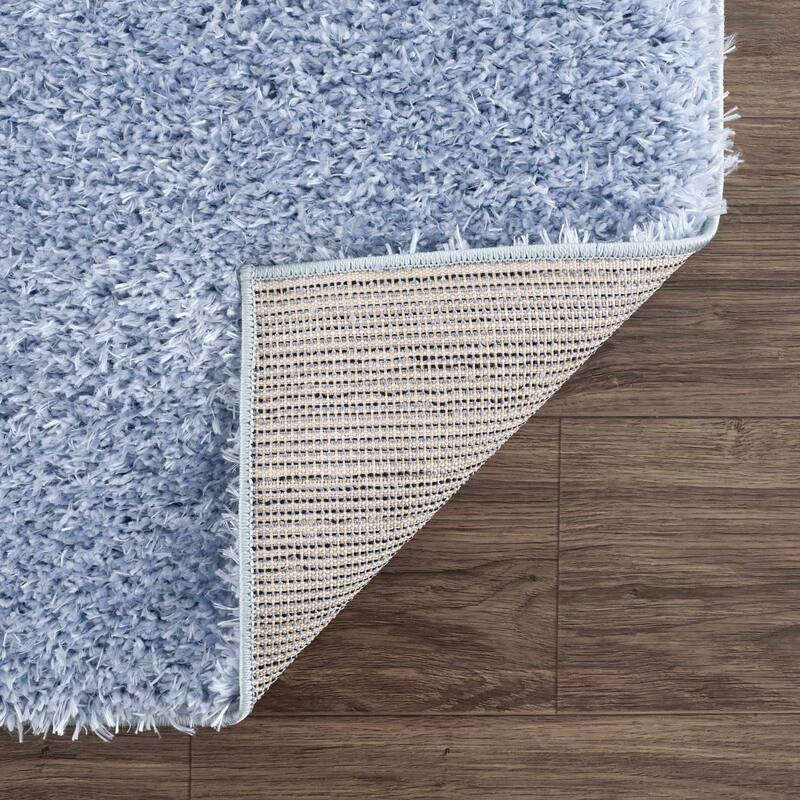 Faina Machine Washable Fluffy Carpet Solid Shag Plain Area Rug