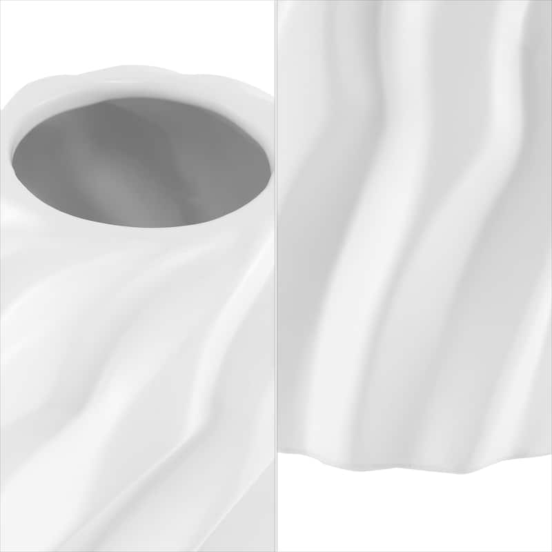 SAFAVIEH Home Verdad Ceramic Vase [SET of 2] - 5Wx5Dx10H