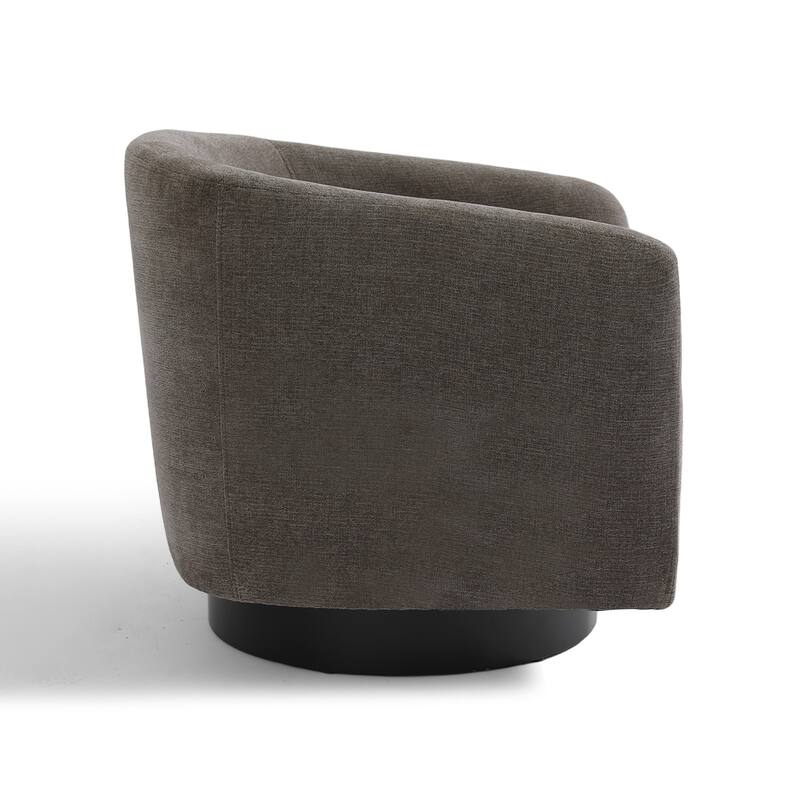 UIXE 31" W Swivel Round Barrel Chair Accent Chairs