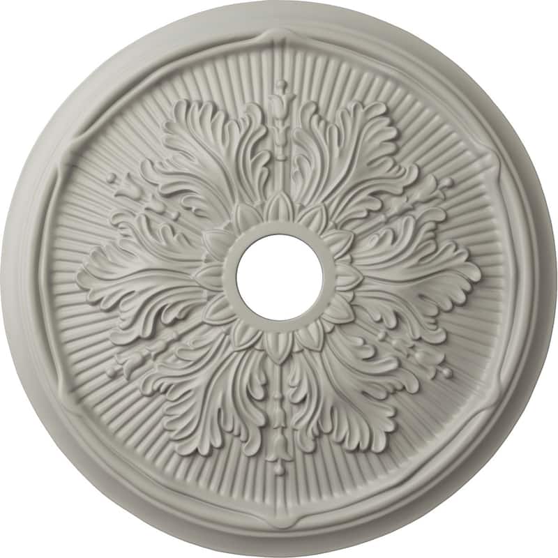 23 3/4"OD x 3 5/8"ID x 1 7/8"P Luton Leaf Ceiling Medallion