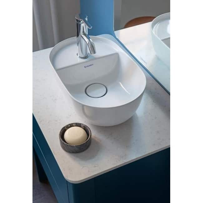 Duravit Luv 23-5/8" Oval Ceramic Vessel Bathroom Sink