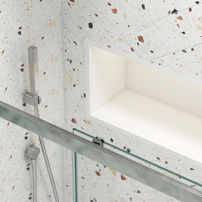 Versatile Sliding Shower Door with Advanced Features for Enhanced Bathroom Experience