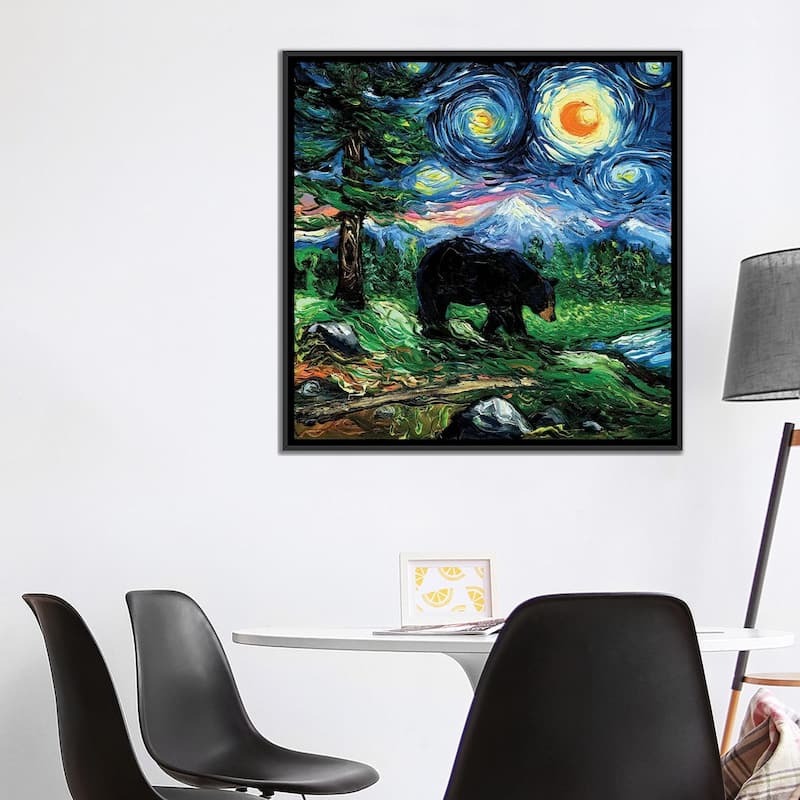iCanvas "Smoky Mountain Night" by Aja Trier Framed