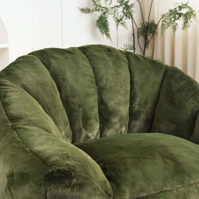 Comfy Bean Bag Sofa Chair with Armrests for Ultimate Relaxation in Living Room and Bedroom
