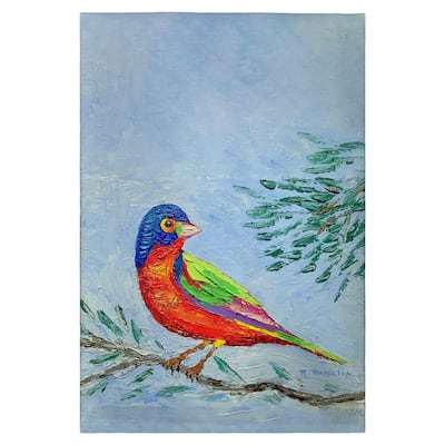 Palette Painted Bunting Guest Towel - 20x20