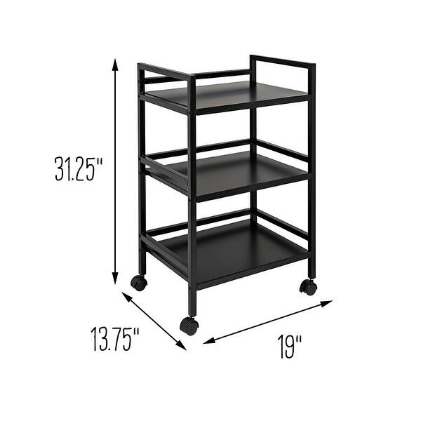 HoneyCanDo 3Tier Steel Rolling Storage Cart Bed Bath & Beyond