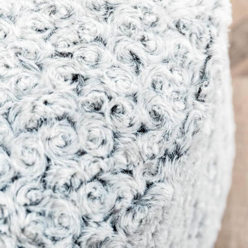 20x20x12 Inches Round Ottoman Pouf (NO Filler)