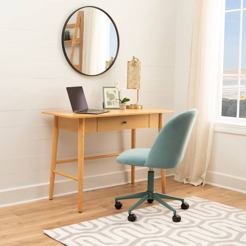 Meade Mid-Century Modern Desk - Natural