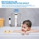 preview thumbnail 13 of 21, Single Handle Deck Roman Tub Faucets/Filler with Handheld Shower