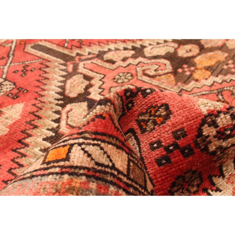 ECARPETGALLERY Hand-knotted Andelz Red Wool Rug - 3'9 x 6'4