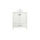 preview thumbnail 3 of 9, Elegant Lighting VF18830 Irene 30" Free Standing Single Basin Vanity White - Painted