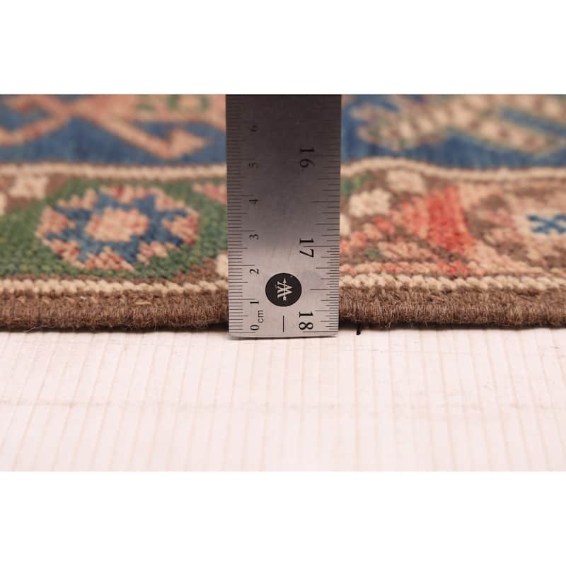 ECARPETGALLERY Hand-knotted Melis Vintage Copper Wool Rug - 4'1 x 6'7