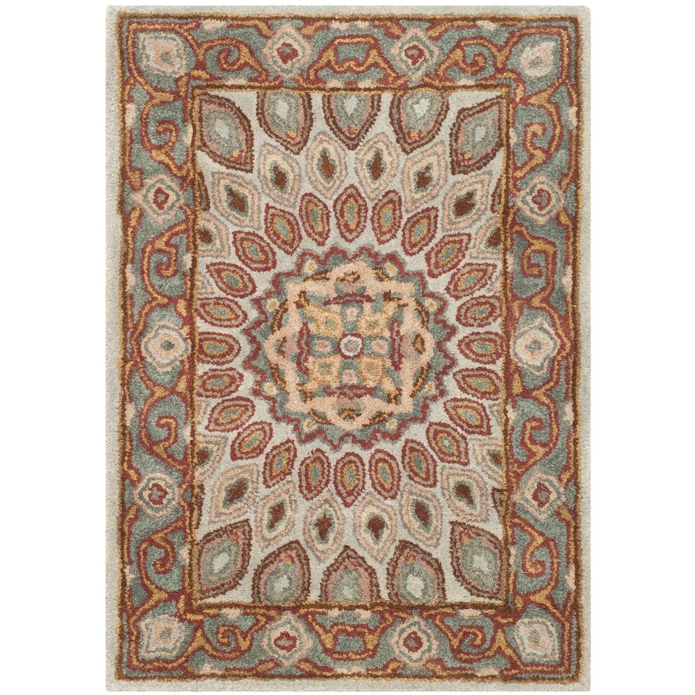 SAFAVIEH Handmade Heritage Wayfarer Traditional Oriental Wool Rug