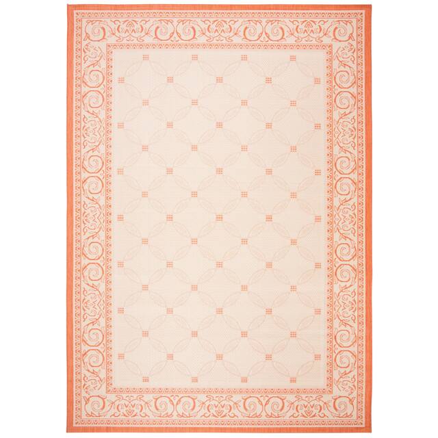 SAFAVIEH Courtyard Laurene Waterproof Patio Backyard Rug